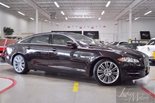 2011 jaguar xj l supercharged, alcantara, ventilated seats, navi, backup cam