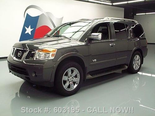 2009 nissan armada le 4x4 sunroof leather nav dvd 63k!! texas direct auto