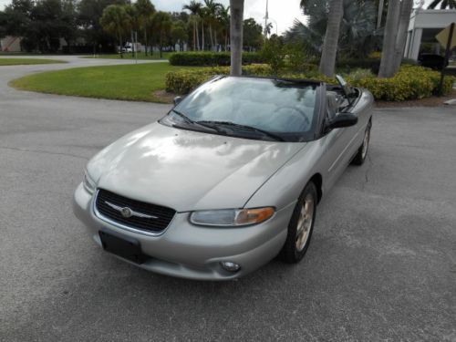 2000 chrysler sebring jxi convertible low miles no reserve