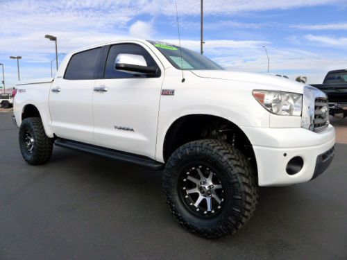 2008 toyota tundra limited crew cab used lifted truck~leather~navigation~nice!!