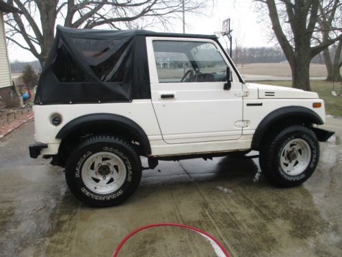 1988 suzuki samurai ja sport utility 2-door 1.3l no reserve