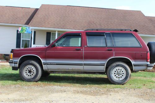 1993 chevrolet s10 blazer tahoe lt sport utility 4-door 4.3l