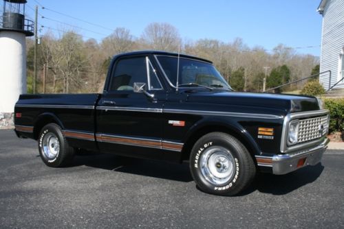 1972 chevy truck super cheyenne c10 frame off nut and bolt restoration.