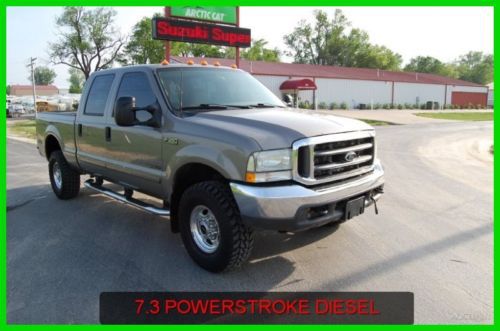 2002 lariat used turbo 7.3l powerstroke diesel crew cab 4x4 leather loaded lqqk