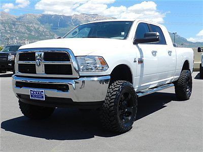 Dodge ram mega cab slt 4x4 cummins diesel custom lift wheels tires low miles tow