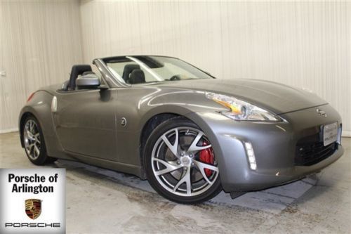 2013 convertible 370z grey cloth xenon clean low miles warranty