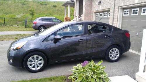 2013 kia rio, car, sedan, family car, graphite, great condition, heated seats