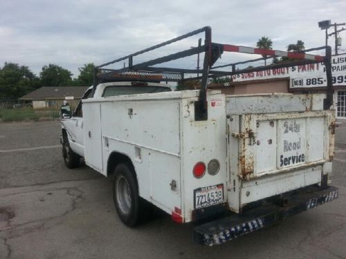 1995 chevy cheyenne c3500 dually single cab utility work truck