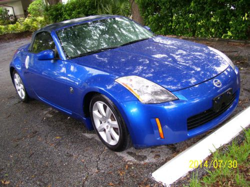 2004 nissan 35oz convertible daytona blue touring roadster,87,000 miles