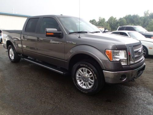 2012 ford f-150 lariat crew cab 4x4 pickup 4-door 5.0l water damage, salvage