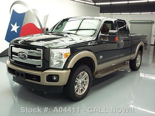 2011 ford f-250 king ranch crew 4x4 diesel nav rear cam texas direct auto