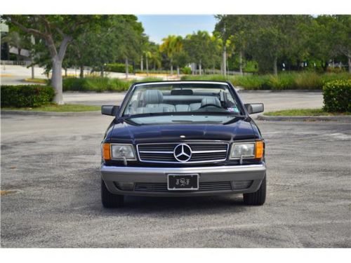 1987 mercedes-benz 500-series 560sec cabriolet