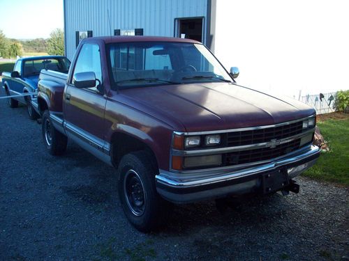 1989 chevrolet k1500 silverado standard cab pickup 2-door stepside 5.7l v-8