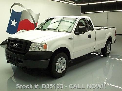 2008 ford f-150 reg cab 4.6l v8 4x4 long bed auto 69k texas direct auto