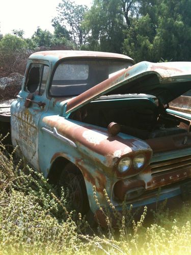 1958 chevrolet apache flatbed truck