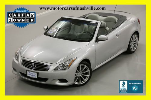 7-days *no reserve* '09 g37s hard top 6-sp tech pkg navi bose warranty 1-owner