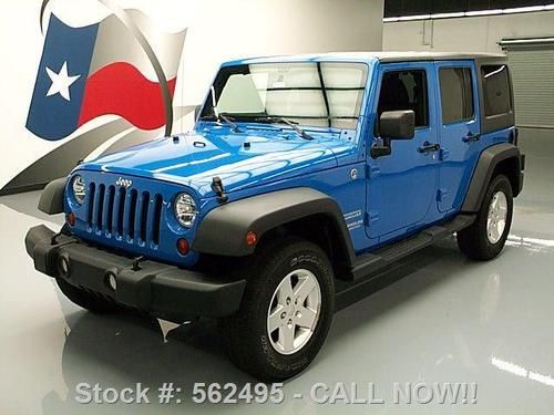 2011 jeep wrangler unlimited sport hard top 4x4 nav 22k texas direct auto