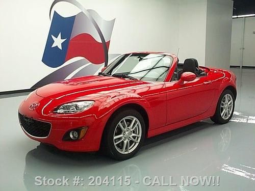 2009 mazda mx-5 miata sport hard top 5-speed alloys 15k texas direct auto