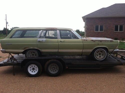 1967 ford fairlane 500 station wagon - drag car race rat rod gasser cruiser