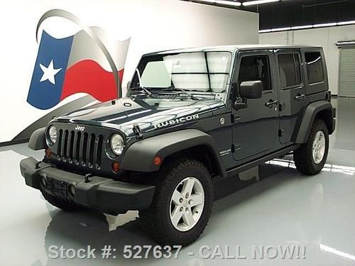 2008 jeep wrangler unltd rubicon hard top 4x4 6-spd nav texas direct auto