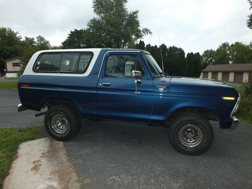 1978 ford bronco ranger xlt sport utility 2-door 6.6l