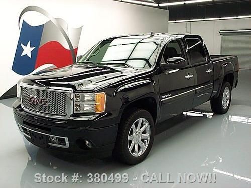 2011 gmc sierra denali crew sunroof nav rear cam 32k mi texas direct auto