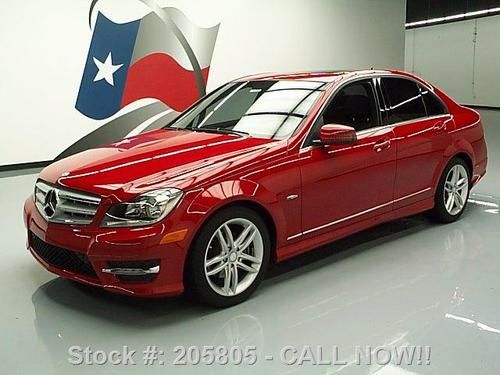 2012 mercedes-benz c250 sport turbocharged sunroof 5k texas direct auto