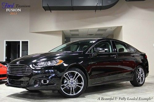 2013 ford fusion titanium $35k + msrp 2,802 miles navigation driver assist wow$$