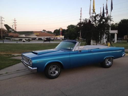 1965 dodge coronet 500 convertible 2-door 5.2l restored