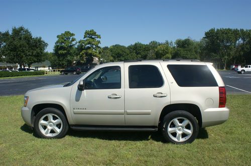 2008 chevrolet tahoe lt sport utility 4-door  nav dvd ltz 20 " leather finance!!