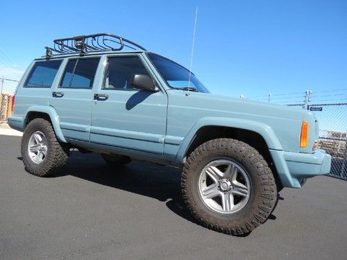 2001 jeep cherokee sport 4x4 lifted custom built and paint runs great xj 4.0 6cl