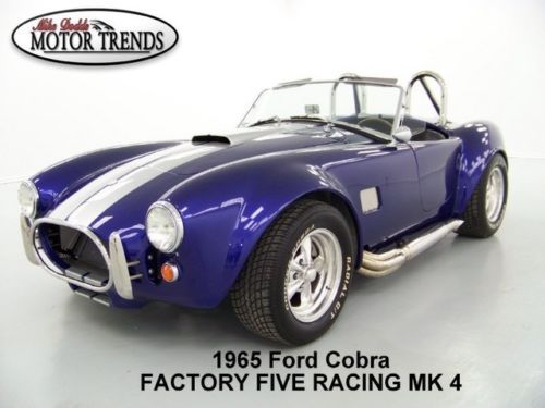 1965 ford cobra mk4 ford replica factory five racing jvc audio ford v8 motor 1k