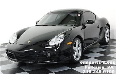 07 cayman coupe 47k black on black 18 inch wheels heated seats psm clean carfax