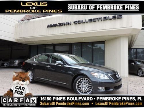 Black lexus ls 460 warranty financing no reserve navigation camera low miles