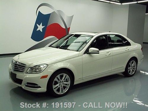 2012 mercedes-benz c300 luxury p1 awd sunroof nav 15k texas direct auto