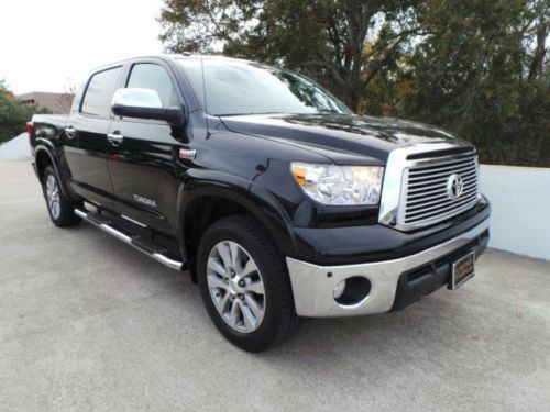 2013 toyota tundra 4wd truck platinum 4x4 navigation black gray leather crew max