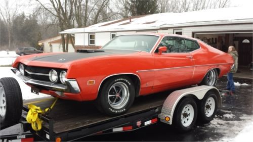 1970 torino cobra 429 cobra jet  louvers tach  air ram automatic