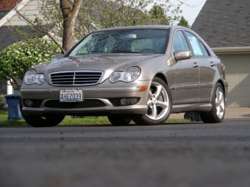 2005 mercedes c230 sports 4 dr sedan two owner - excellent shape