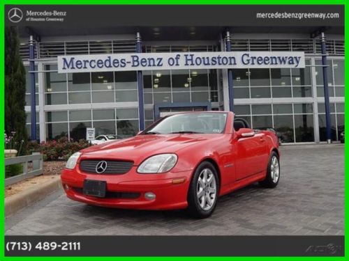 2003 slk230 kompressor used 2.3l i4 16v automatic rear wheel drive convertible