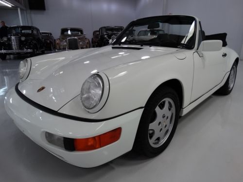 1991 porsche 911 carrera 2 cabriolet, all books, manuals and service records!