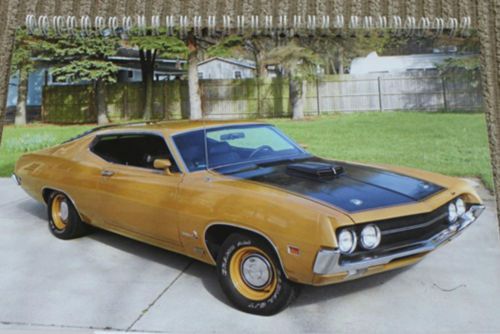 1970 torino cobra jet low miles since restored 429 n code engine ram air shaker