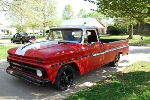 1965 chevy c-15 longbed pickup truck rat rod