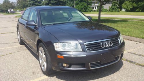 2004 audi a8 quattro l sedan 4-door 4.2l,sunroof,awd,heated seats