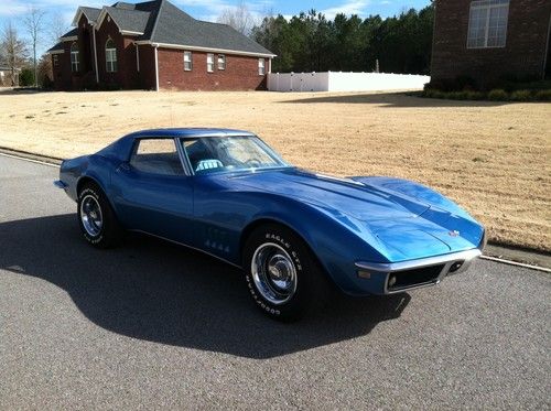 1968 chevrolet corvette - 327 cu.in. v8 - 4-speed - removable tops