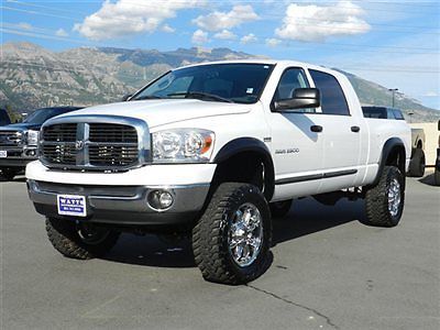 Dodge ram mega cab slt 4x4 hemi custom lift wheels tires shortbed auto tow