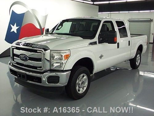 2014 ford f-250 xlt crew cab 4x4 diesel 6pass sync 15k  texas direct auto