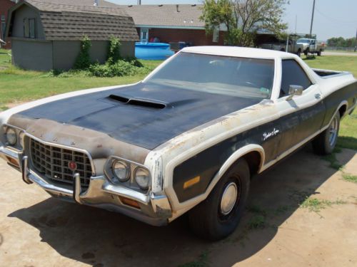 1972 ford ranchero squire no reserve!