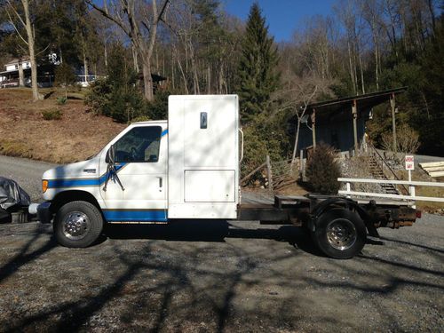 1997 e-450 hauler with sleeper cab, hot shot truck,gooseneck, 7.3l diesel