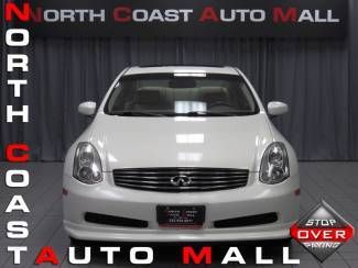 2007(07) infiniti g35 moonroof! power heated seats! beautiful white! save huge!!