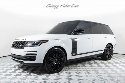 2020 land rover range rover supercharged lwb! vision assist! black exterior pa